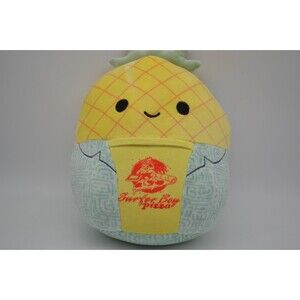 NWT Squishmallow Stranger Things 10" Maui Pineapple in Surfer Boy Shirt Plush